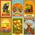 Safari Posters Set