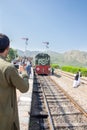 Safari train coming bag travel to Peshawar from Attack and same Royalty Free Stock Photo