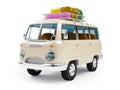 Safari van with roofrack Royalty Free Stock Photo