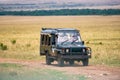 A safari game drive in Kenya.