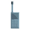 Safari walkie talkie icon, cartoon style Royalty Free Stock Photo