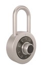 Safe Code Lock Padlock isolated on white background. 3D illustration Royalty Free Stock Photo