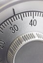 Safe combination dial Royalty Free Stock Photo