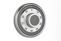 Safe combination dial, 3D rendering