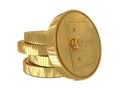 Safe deposit in golden coins