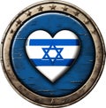 Safe Israel emblem design. AI-Generated.