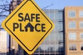 Safe place sign Royalty Free Stock Photo