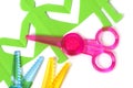 Safe scissors for children Royalty Free Stock Photo