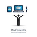 Safe and Secure Digital World - Networks, IoT, Business IT and Cloud Computing Concept Design