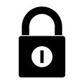 Safe secure padlock icon