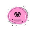 Safe time icon. Clock sign. Hold watch. Vector