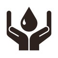 Safe water icon. Fluid sign. Ecology energy symbol