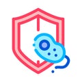 Safeguard Healthcare Bacteria Vector Sign Icon