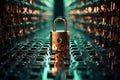 Safeguarding data with binary code locks is critical in cyber defense