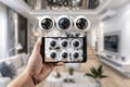 Safeguarding with intelligent algorithms, the video camera system utilizes lens technology for distance signal management and anom