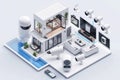 Safeguarding intelligent technology for remote monitoring, cybersecurity camera system, smart alarm intrusion, protected firewall
