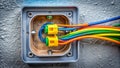 Safely Install a SinglePhase Electrical Outlet Using EMT Conduit A StepbyStep Guide for Homeowners and DIY Enthusiasts Royalty Free Stock Photo