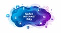 Safer Internet Day Digital Security Concept Royalty Free Stock Photo