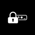 Safety Access and Password Protection Icon. Royalty Free Stock Photo