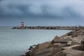 Safety beacon in Scheveningen