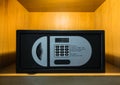 Safety box with electronic lock . ( Filtered image processed vin Royalty Free Stock Photo