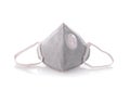 Safety breathing masks. Industrial safety N95 mask, dust protection respirator and breathing medical respiratory mask