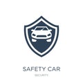 safety car icon in trendy design style. safety car icon isolated on white background. safety car vector icon simple and modern Royalty Free Stock Photo