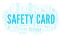 Safety Card word cloud.