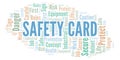 Safety Card word cloud.