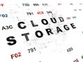 Safety concept: Cloud Storage on Digital Royalty Free Stock Photo