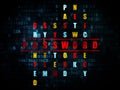 Safety concept: word Password in solving Crossword Royalty Free Stock Photo