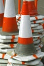 Safety cones Royalty Free Stock Photo