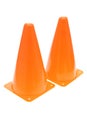 Safety Cones Royalty Free Stock Photo