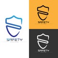 Safety. A design element for a logo, brand, sticker or label. Icon template for websites and applications