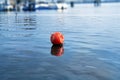 Safety equipment on a boat, life buoy or rescue buoy Royalty Free Stock Photo