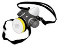 Safety equipment and gas mask and oxygen protection