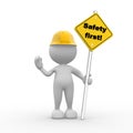 Safety first Royalty Free Stock Photo