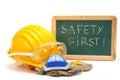 Safety first concept Royalty Free Stock Photo