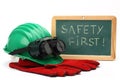 Safety first concept Royalty Free Stock Photo