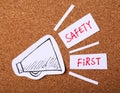 Safety First Concept Royalty Free Stock Photo