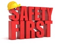 Safety first Royalty Free Stock Photo