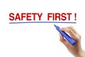 Safety First Royalty Free Stock Photo