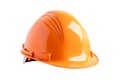 Safety first hard helmet hat isolated on white background with clipping path Royalty Free Stock Photo