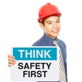 Safety First Royalty Free Stock Photo