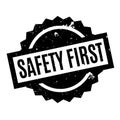 Safety First rubber stamp