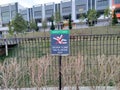 Safety First Sign to the public regarding Do Not Climb The Planter Box.