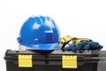 Safety gear kit Royalty Free Stock Photo