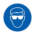 Safety glasses must be worn. M004. Standard ISO 7010