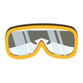 Safety glasses tool icon. Industrial or household instrument
