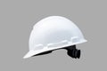 Safety hardhat isolated on gray background. Protective Personal Equipment, Royalty Free Stock Photo